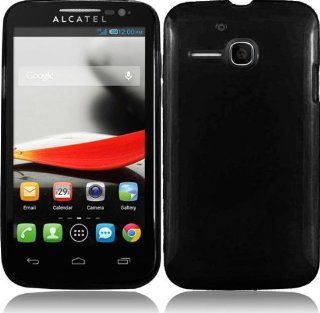 Pleasing Black Premium TPU Skin Case Cover Protector for Alcatel One Touch Evolve 5020T 5020 (by Metro PCS / T Mobile) with Free Gift Reliable Accessory Pen Cell Phones & Accessories