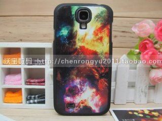 Universe Starry Sky Milky Way Galaxy Case Cover for Samsung Galaxy S4 i9500 Black Cell Phones & Accessories
