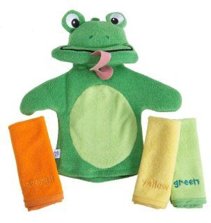 Baby Einstein Frog Washmitt & 3 Washcloths Set Health & Personal Care