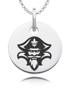 New Orleans Privateers Laser Engraved Round Charm Jewelry