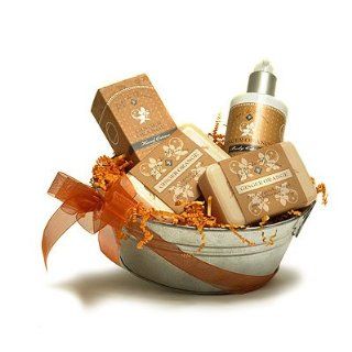 L'Epi de Provence French Soap   Hand Cream   Body Cream Gift Basket   Ginger Orange  Bath And Shower Gels  Beauty
