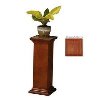Flagstaff Pedestal Plant Stand Size 24", Finish Concord Cherry   Telephone Stands