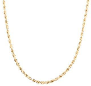 2 Pieces of Gold 4mm 30 Inch Rope Chain Necklace Jewelry