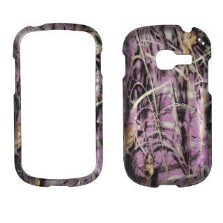 2D Pink Camo Grass Samsung Galaxy Centura S738C / Discover S730G Cricket, Net 10 Straight Talk Case Cover Hard Phone Case Snap on Cover Rubberized Touch Faceplates Cell Phones & Accessories