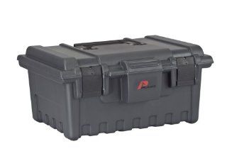 Plano Molding 761 BAB Power Tool Box with Tray, Graphite Gray, 16 Inch   Tool Chests  