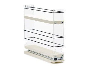 Spice Rack w/1 Drawer with 2 shelves   6 Regular/6 Half Size Capacity   2 x 1.5 x 11   Cabinet Accessories