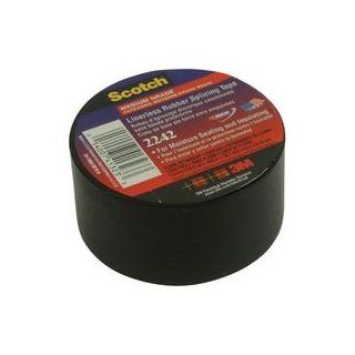 "3M 2242 1 1/2X15FT Tape, Electrical; Rubber; 15 ft.; 1.50 in.; degC; 0.762 mm; Black"