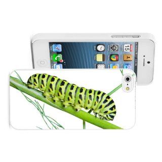 Apple iPhone 5 5S White 5W764 Hard Back Case Cover Color Caterpillar Cell Phones & Accessories