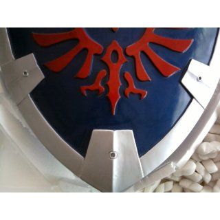 Full Size Link Hylian Zelda Shield with Grip & Handle  Martial Arts Swords  Sports & Outdoors