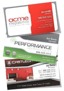 Set of 1000 Premium Business Cards with Graphic Design Included 