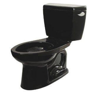 TOTO CST744SR#51 Drake Two Piece Elongated Toilet, Right Hand Trip Lever, 1.6 GPF, Ebony    