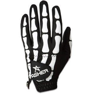 Asher Men's Deathgrip Left Hand Glove, Black, Large  Golf Gloves  Sports & Outdoors