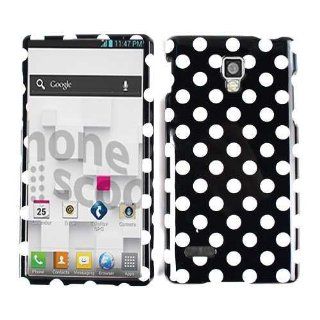 COVER FOR LG OPTIMUS L9 CASE FACEPLATE HARD PLASTIC POLKA DOTS TP1632 P769 CELL PHONE ACCESSORY Cell Phones & Accessories