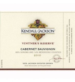 Kendall Jackson Vintner's Reserve Cabernet Sauvignon 2010 Wine