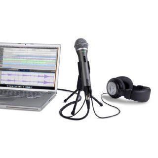 Samson Q2U Handheld Dynamic USB Microphone with Headphones and Accessories Musical Instruments