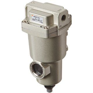 SMC AMG250C N02 Water Separator, Manual Drain, 750 L/min, 1/4" NPT Compressed Air Separators
