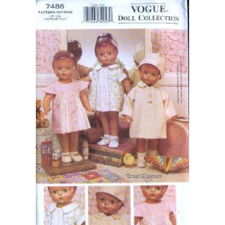 Vogue 7486   1930's Wardrobe   18 Inch Doll Clothes Pattern (Vogue Doll Collection, Also sold as Vogue 772) Teresa Layman Designs Books