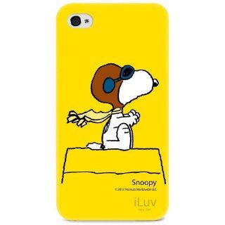 iLuv iCP751SYEL Peanuts Character Case for iPhone 4/4S (Snoopy)   1 Pack   Retail Packaging   Yellow Cell Phones & Accessories