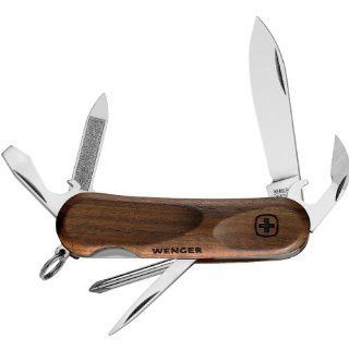 Wenger 16386 Swiss Army EvoWood 11 Pocket Knife, Wood   Wooden Swiss Army Knife  