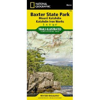 Baxter State Park / Mount Katahdin (Trails Illustrated Map #754) (Ti   Other Rec. Areas) National Geographic Maps 9781566955850 Books