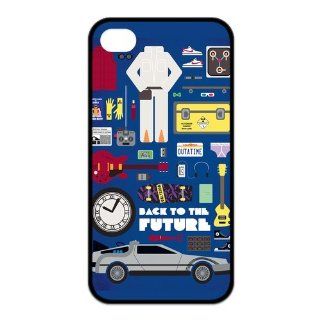 Personalized Back to the Future Hard Case for Apple iphone 4/4s case BB755 Cell Phones & Accessories