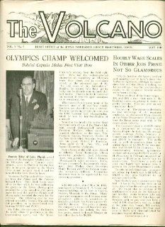 Olympic Bobsledder Francis Tyler THE VOLCANO 5 1948. Entertainment Collectibles