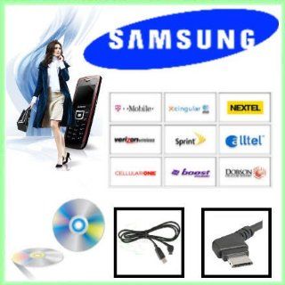 Samsung SCH I760 Charging USB 2.0 Data Cable + CD for phone For carriers including Sprint, Verizon, AT&T, US Cellular, Telus and all others. (SCHi760 i760) Cell Phones & Accessories