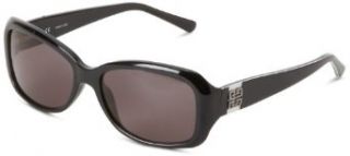Givenchy Sunglasses SGV761 700 Rectangular Sunglasses,Black,58 mm Clothing