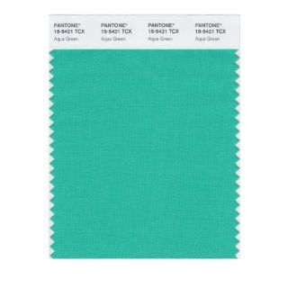 PANTONE SMART 15 5421X Color Swatch Card, Aqua Green   Wall Decor Stickers  