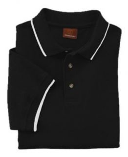 Short Sleeve Pique Men's Polo with Tipping at  Mens Clothing store Polo Shirts