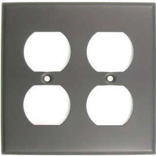 Rusticware 786ORB Oil Rubbed Bronze Switch Plates Double Receptacle Switch Plate from the Builders Hardware Collection    