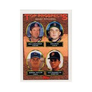 1993 Topps #786 Mike Christopher/Ken Ryan/Aaron Taylor/Gus Gandarillas RC Sports Collectibles