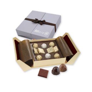 Custom Printed Luxe Truffle Box   Min Quantity of 50  Gourmet Chocolate Gifts  Grocery & Gourmet Food