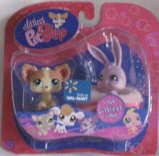 Littltest Pet Shop Chihuahua and Pink Bunny Littlest #764 & #765 Toys & Games