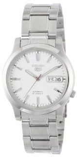 Seiko Men's SNK789 Seiko 5 Automatic White Dial Stainless Steel Bracelet Watch Seiko Watches