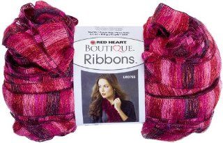Red Heart E790.1941 Boutique Ribbons Yarn, Rosebud