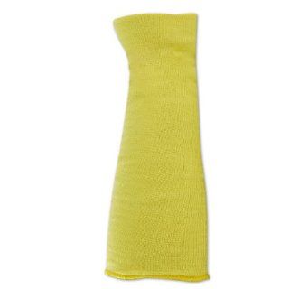 Magid KEV12 CutMaster Kevlar Machine Knit Protective Sleeves, Yellow, 12" Length (Pack of 24 each) Arm Safety Sleeves