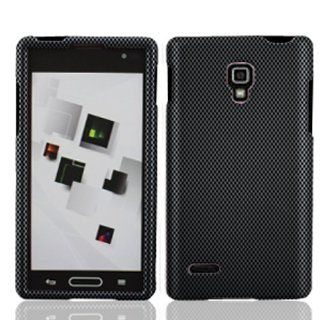 LG Optimus L9 / P769 Graphic Protective Hard Case   Carbon Fiber Cell Phones & Accessories