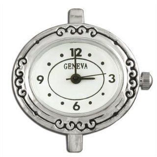 1 Inch Oval Swirl Design Watch Face