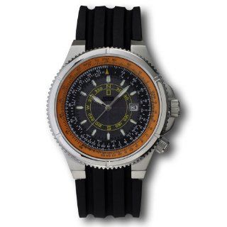 National Geographic Men's NB771C Aviator Solar Slide Rule Bezel Watch Watches