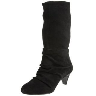 Harajuku Lovers Women's Avoca Mid Calf Boot,Black Suede,11 M US Shoes