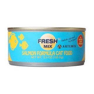Artemis Fresh Mix Salmon Formula Canned Cat Food, Artemis  Canned Wet Pet Food 