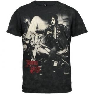 Led Zeppelin   Mens Page Yardbird Tie Dye T Shirt Large Black Fashion T Shirts Clothing