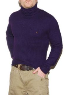 Polo Ralph Lauren Mens Cashmere Turtleneck Sweater Purple XL at  Mens Clothing store Pullover Sweaters