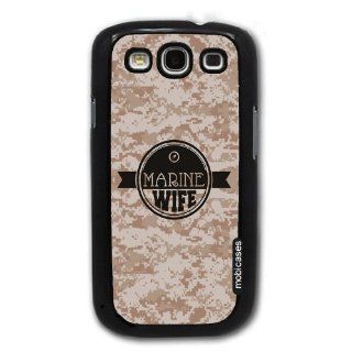 Marine Wife 2 Camo Samsung Galaxy S3 SIII i9300 Case Fits Samsung Galaxy S3 SIII i9300 Cell Phones & Accessories