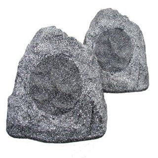 Theater Solutions 2R4G Outdoor Rock Speakers (Granite Grey) Electronics