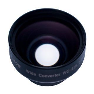 Nikon Wide Angle Converter Lens, WC E24, for Nikon Coolpix 4500, 4300, 995, 990, 950, 900, 900s, 885, 880, 800, 775, 700, (#25100, WCE24)  Camera Lens Adapters  Camera & Photo
