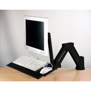 LCD Monitor/Keyboard Extension Stand Wall Mount/Desktop Clamp Black(002 0003B) Computers & Accessories