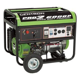 All Power America Propane Generator with Electric Start   6000 Surge Watts, 5000 Rated Watts, CARB Compliant, Model# GG6000P Patio, Lawn & Garden