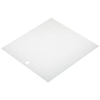 Dixie WR58 5 Inch Length by 5 Inch Width White Color Dry Wax Laminated Patty Paper 1 Hole Drilled (18 Packs of 777)